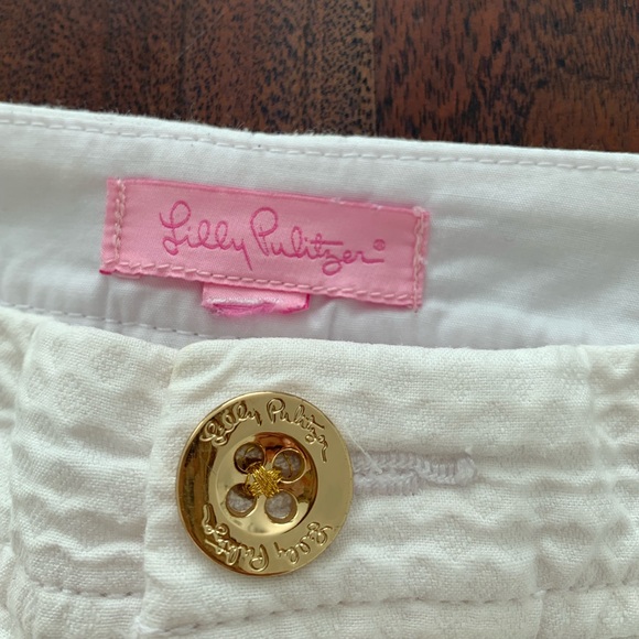 Lilly Pulitzer Skort White Scalloped Colette - Picture 5 of 9